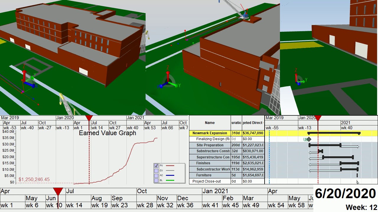 CEE 598 BIM 5D simulation