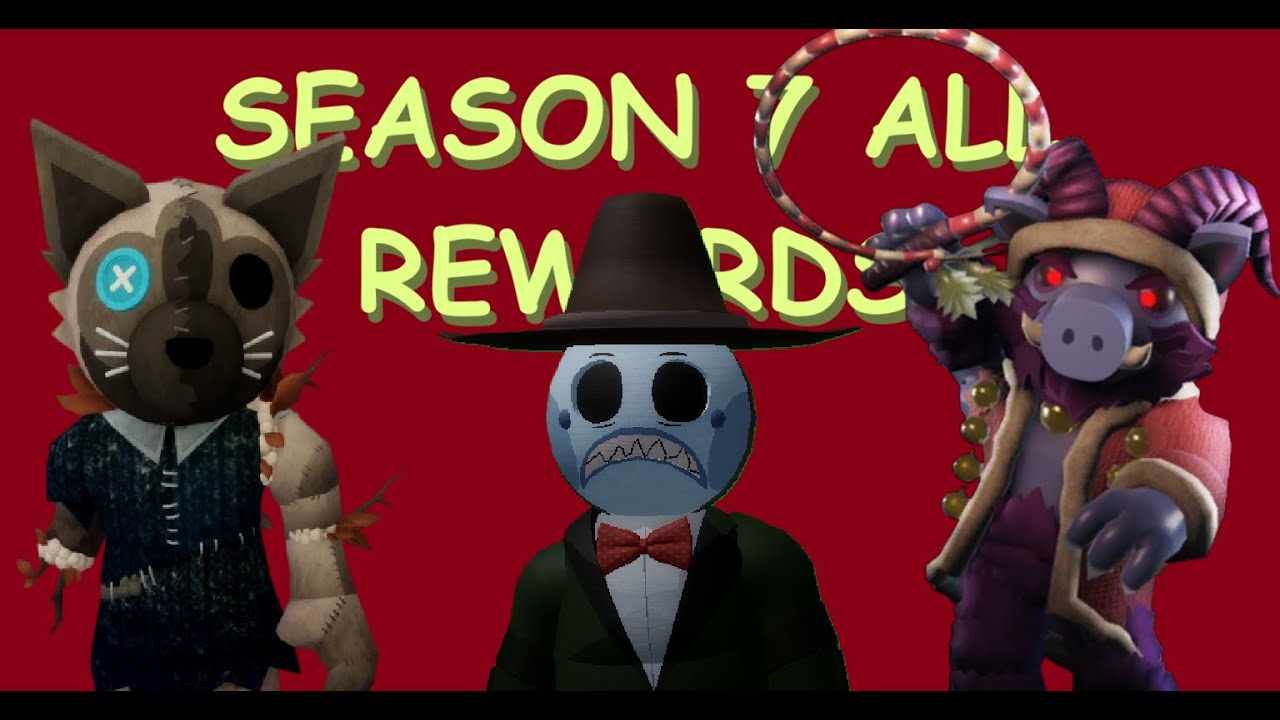 Piggy Season 7 All Rewards! (A Paranormal Pigmas)