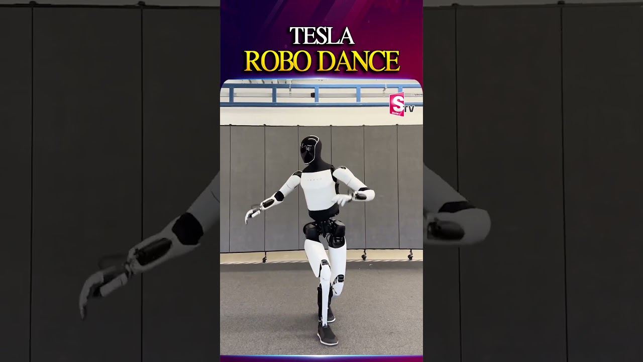 Elon Musk Unveils Dancing Tesla Robot | Tesla Robo Dance | SumanTV California
