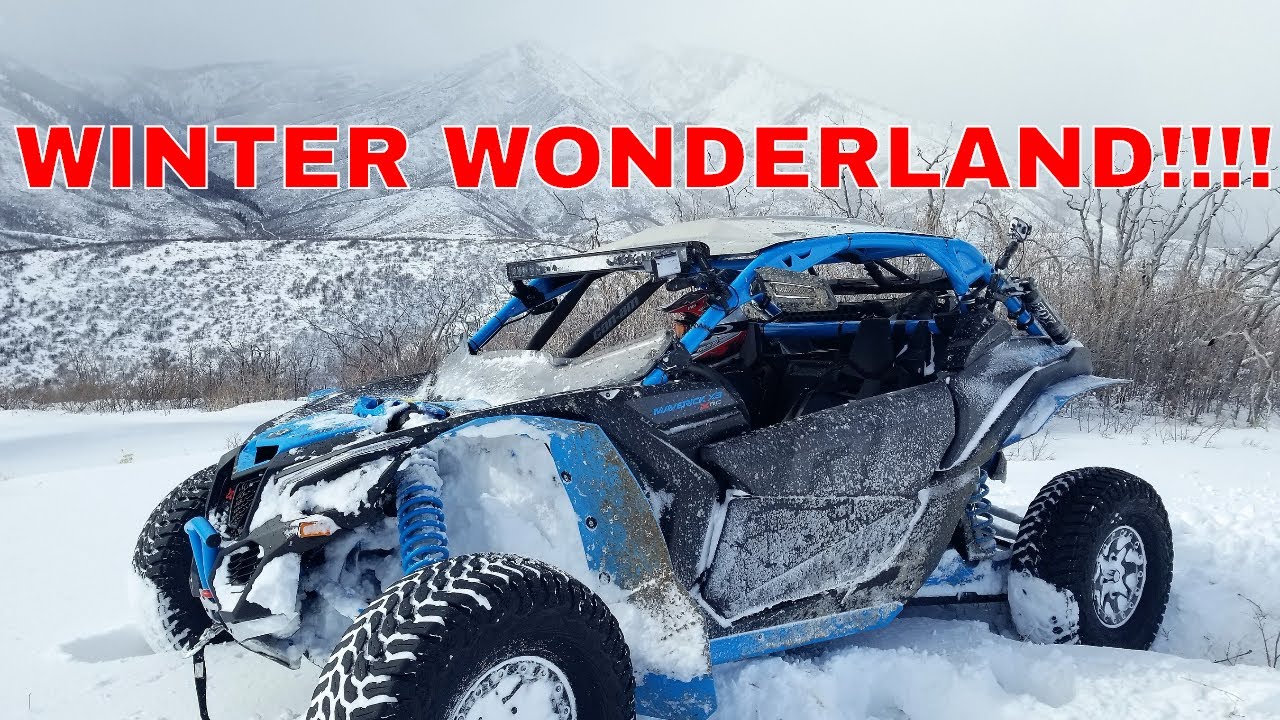 2018 CAN AM MAVERICK X3 XRC LAST SNOW RIDE!!!!