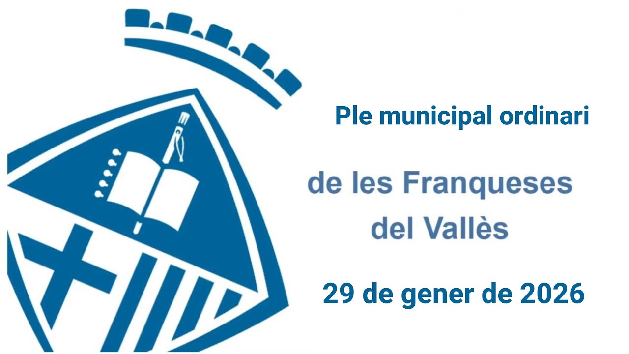 Ple municipal ordinari de gener de 2026