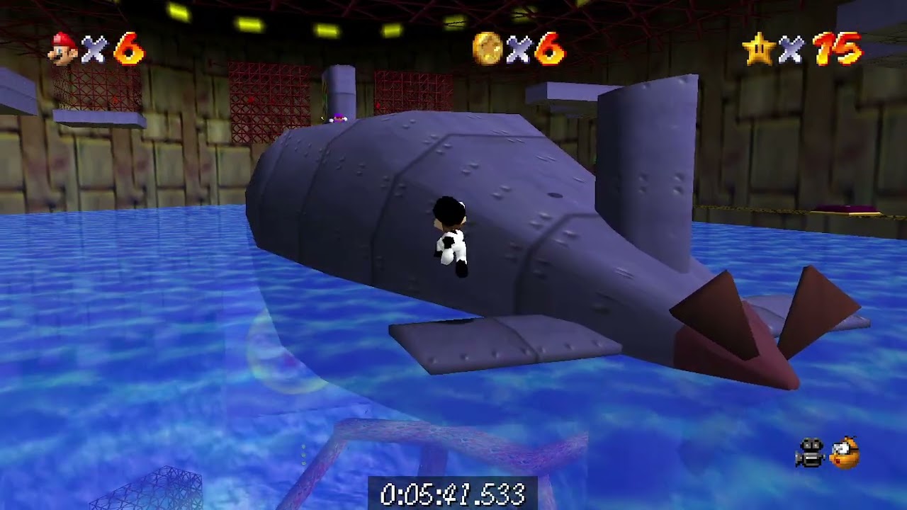 Super Mario 64 16 Star 3p nonstop No LBLJ 10:03