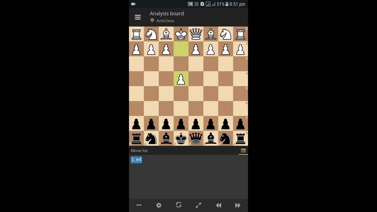 Antichess tricks #1
