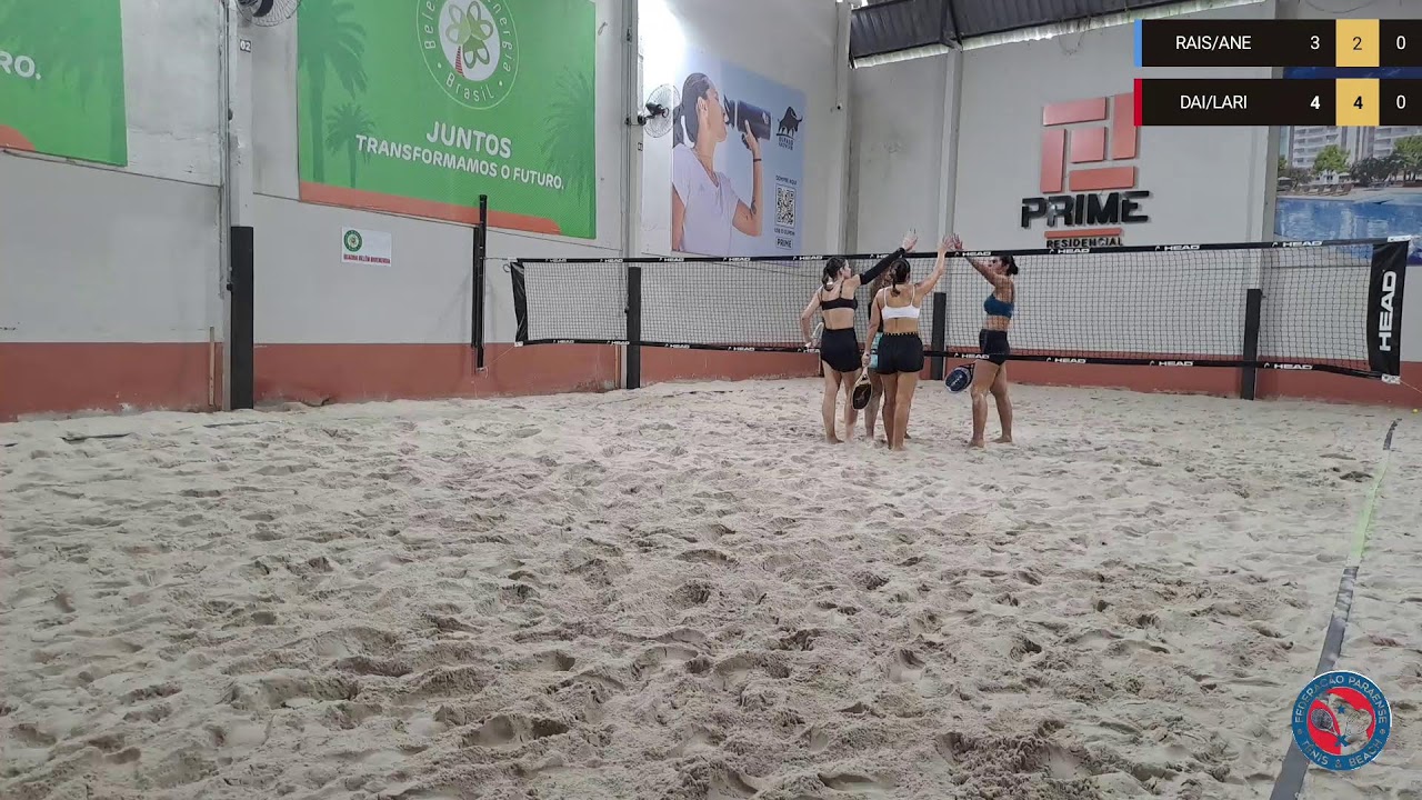 CAMPEONATO PARAENSE DE BT🎾 FEM.
RAIS/ANE VS DAI/LARI