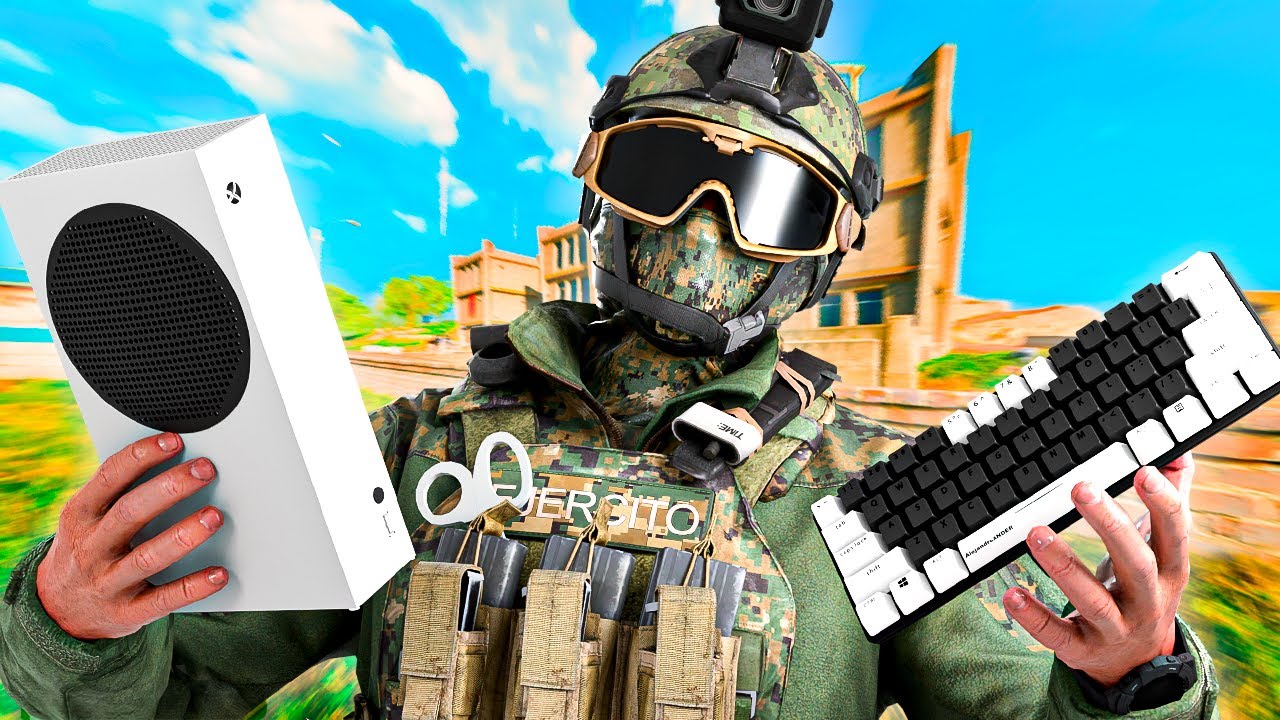 ASÍ JUEGO WARZONE EN XBOX SERIES S / HANDCAM / TECLADO Y RATÓN