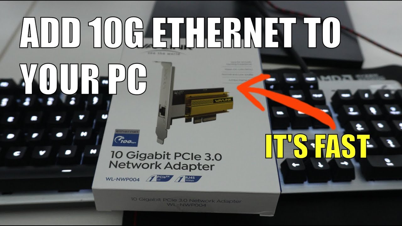 Сетевая карта WAVLINK 10G PCIe &mdash; обзор