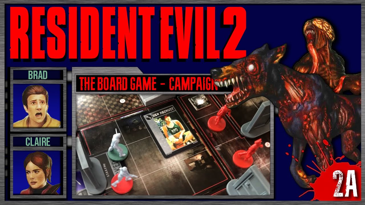 Resident Evil 2 The Board Game - 2A, The S.T.A.R.S. Office