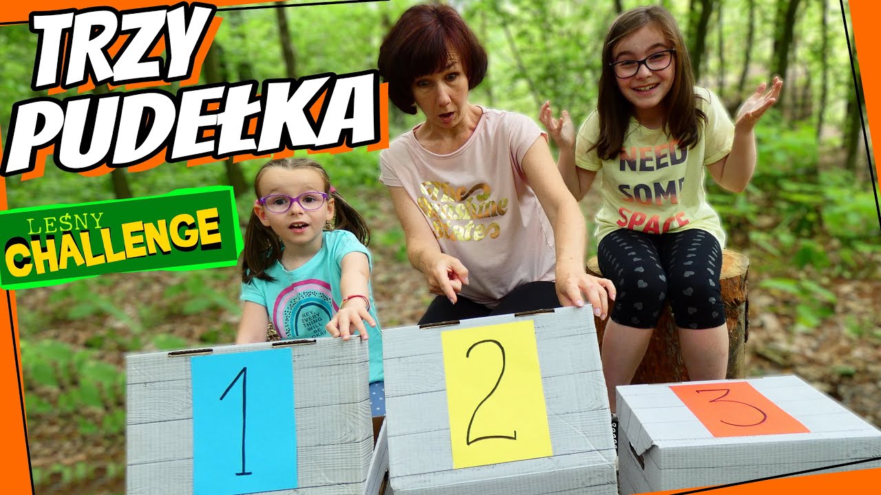 TRZY PUDEŁKA. Leśny Challenge #fikimikiagatkiimoniki
