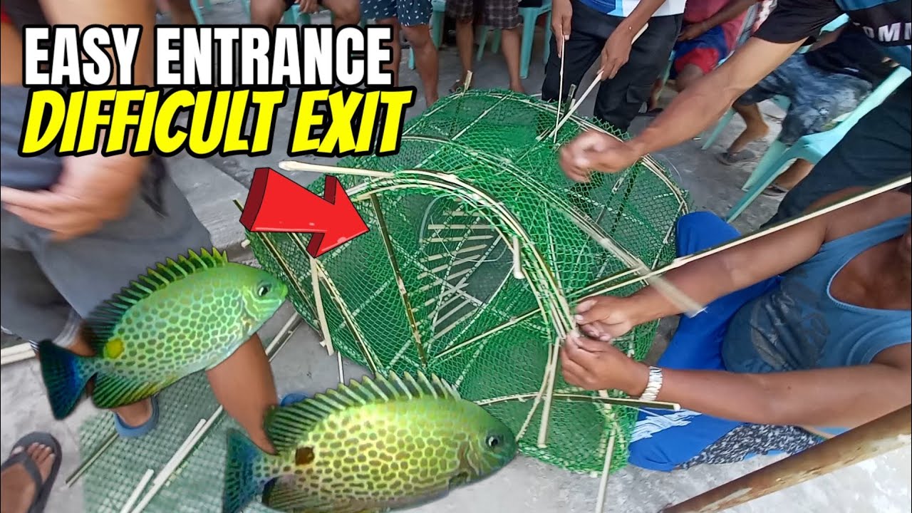 FISH TRAP| PAANO GUMAWA NG CIRCULAR TYPE |BUBU| PART I|TRY TV