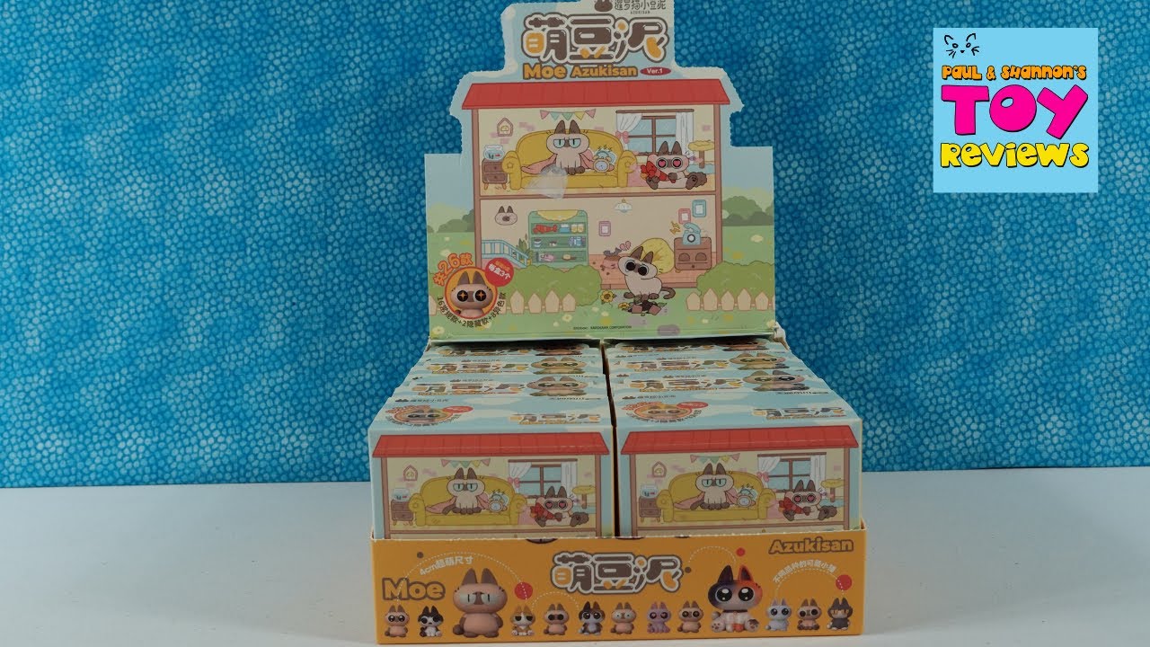 Moe Azukisan Azuki Can Blind Box Figures Unboxing