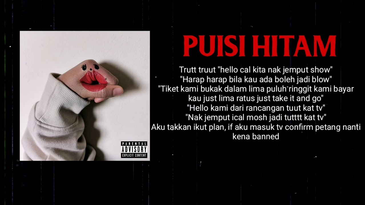 Puisi Hitam - Ical Mosh (Official Lyrics Video)