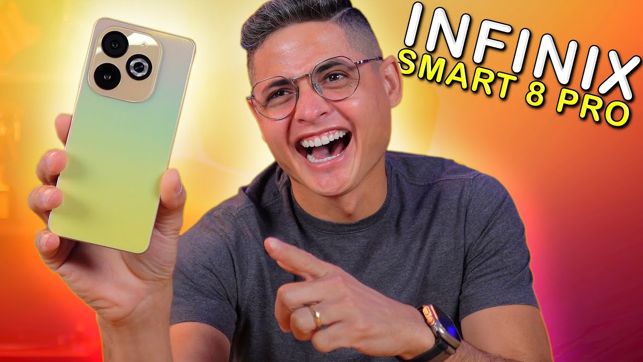 Infinix Smart 8 PRO com 128GB e TELA de 90Hz - CELULAR BOM E BARATO?