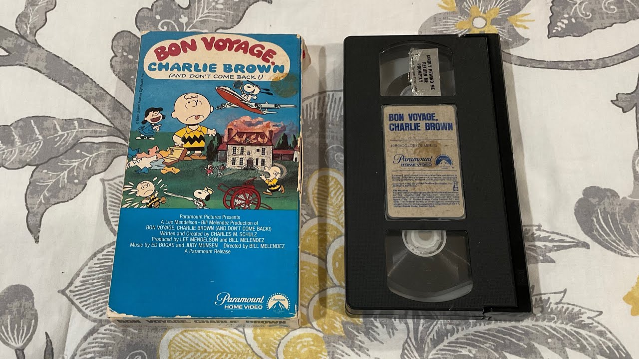 Opening & Closing to Bon Voyage, Charlie Brown (and Don't Come Back) 1980 VHS [Paramount Home Video]