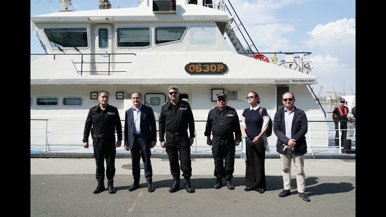 Делегация на Frontex посети морската граница на България
