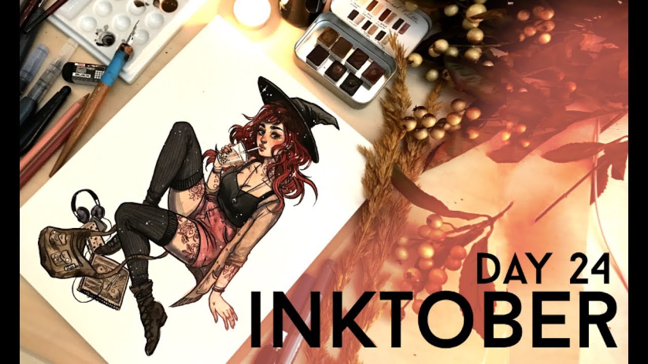 inktober day 23 // 2011 witch // jacquelindeleon