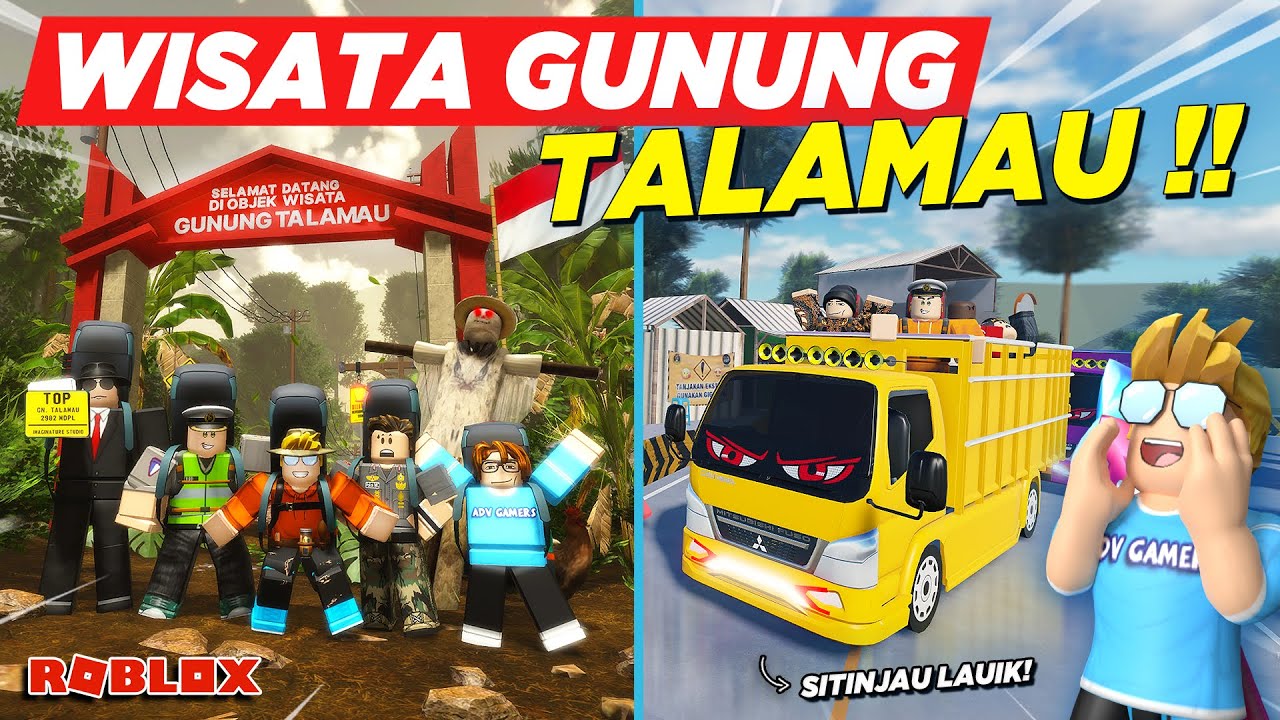 MISTERI WISATA TRUK TELOLET MODIF VIRAL GUNUNG TALAMAU SUMATRA !! ROLEPLAY TRUK INDONESIA - Roblox