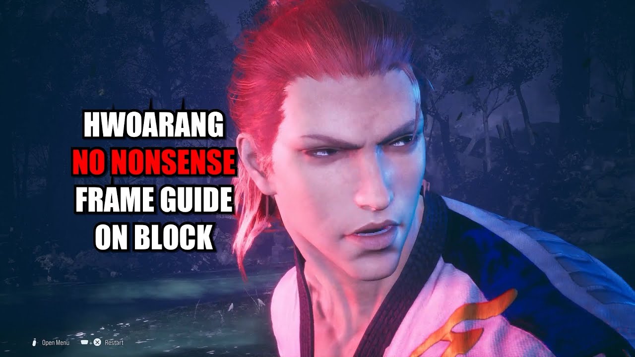 TEKKEN 8  - HWOARANG against BLOCKED opponent. FRAME DATA learn and punish your opponent