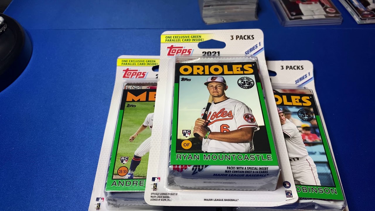 2021 Topps Series 1 3 Pack Opening
