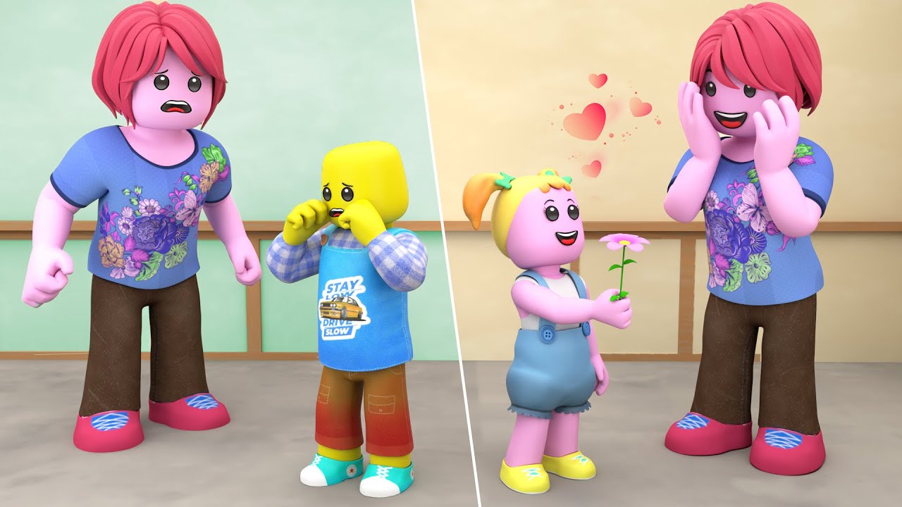 ROBLOX Brookhaven 🏡RP: The Bacon Hair Hates Adopted Sister | Roblox Poke