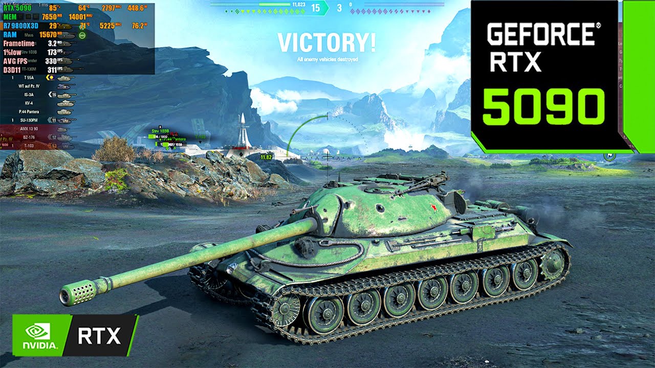 World of Tanks 2.0 | RTX 5090 32GB ( 4K Ultra Graphics )