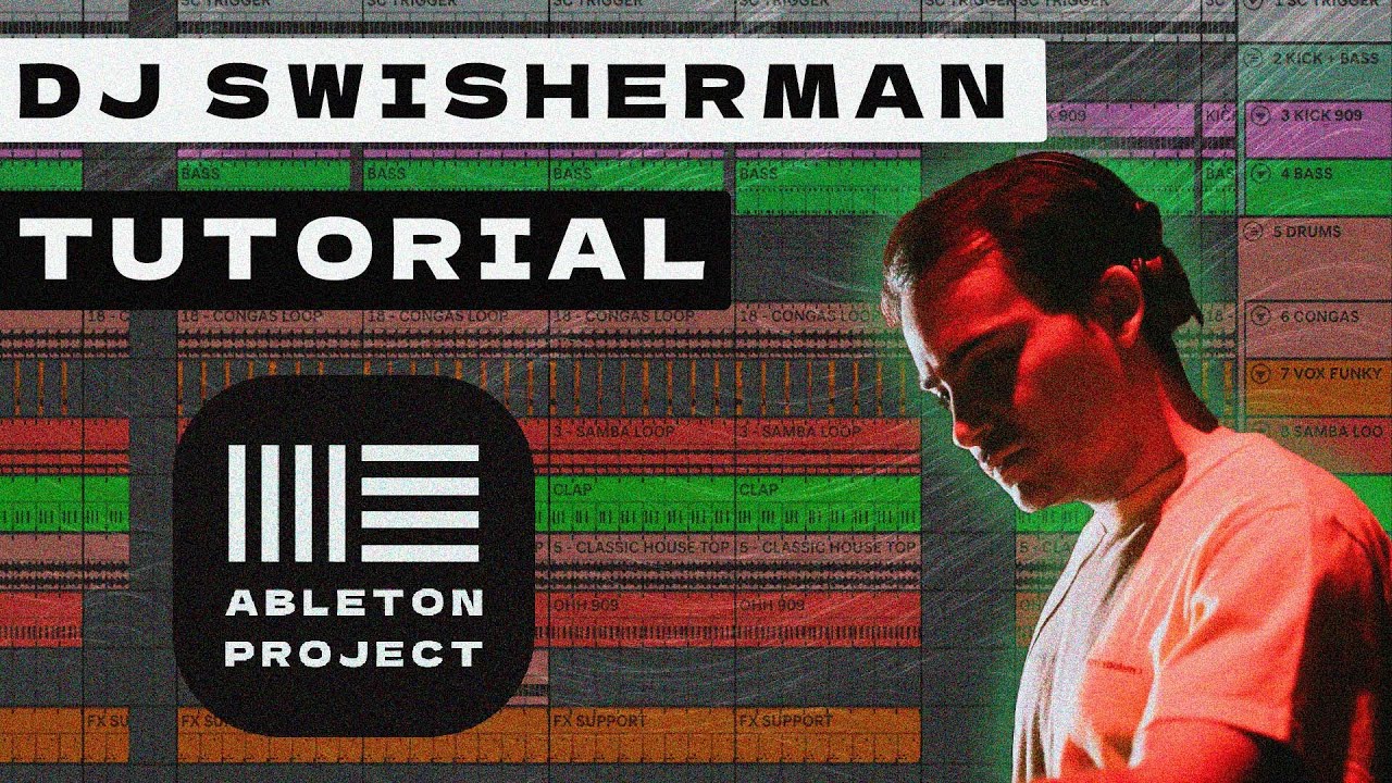 DJ SWHISHERMAN Inspired - Funky, Hardgroove Techno Tutorial from start to finish - Ableton Live