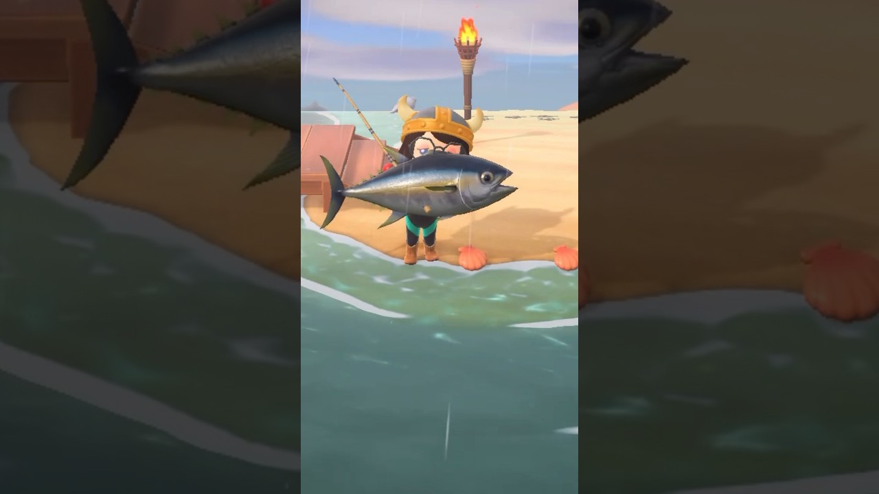 Tuna fish 🐟 #acnh #animalcrossingnewhorizons #animalcrossing #animalcrossingswitch #cozygaming