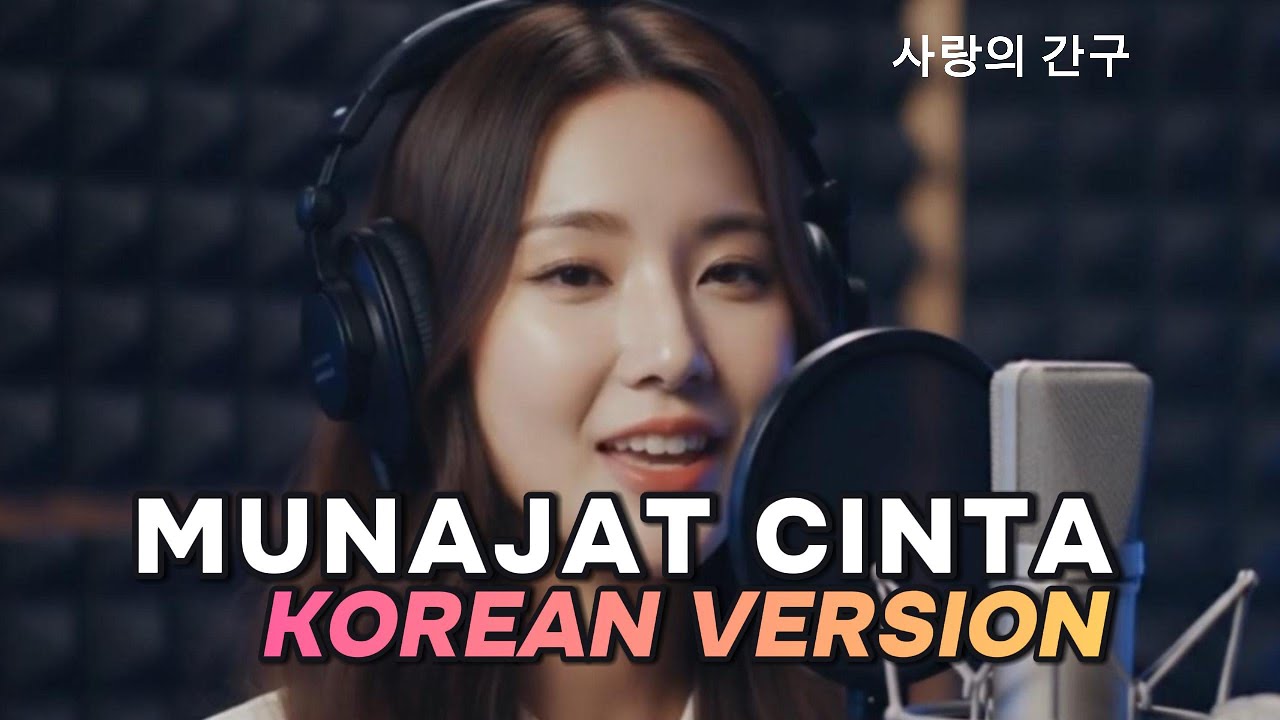 MUNAJAT CINTA - TRIAD | COVER LAGU INDONESIA VERSI KOREA BY MINA AI (KOREAN VERSION)