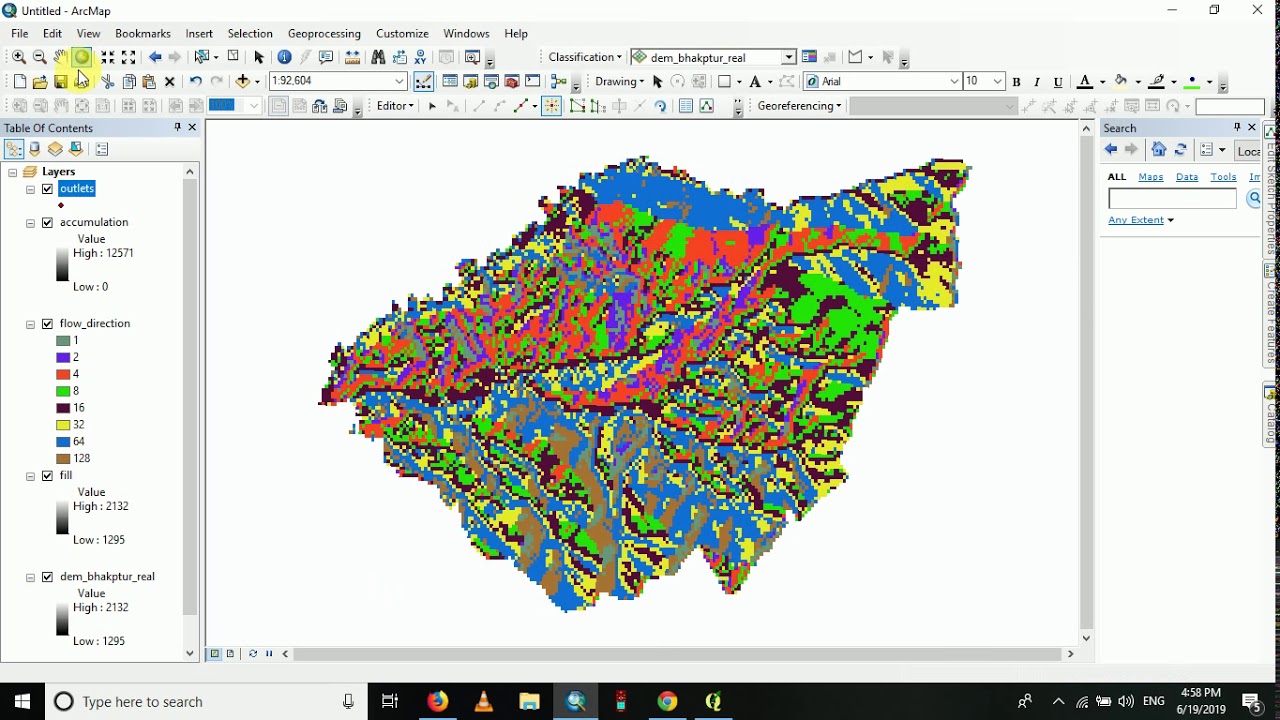 How to delineate basin/sub-basin/watershed by using DEM in Arcmap ??