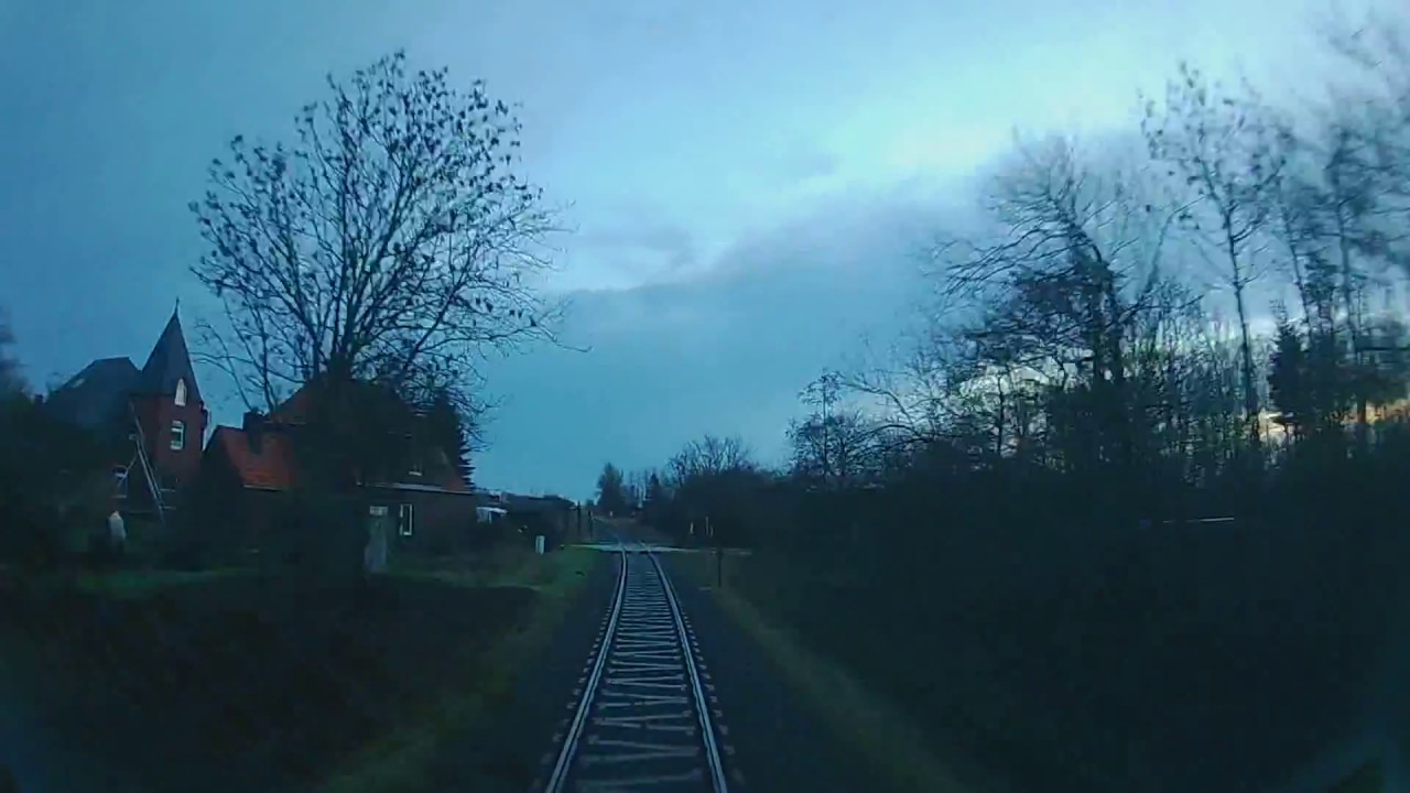 Timelapse Zugfahrt St Peter Ording - Tönning