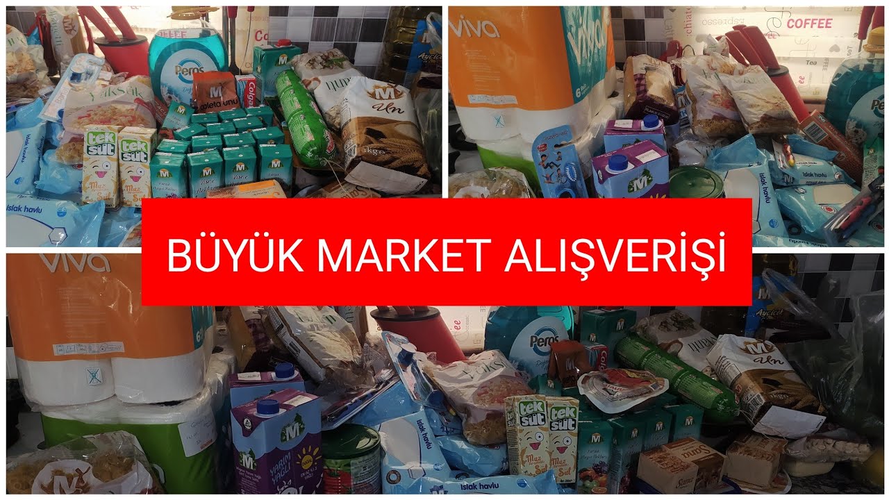BÜYÜK MARKET ALIŞVERİŞİ 💯STOK ALIŞVERİŞİ💯NELER ALDIM❓NE KADAR TUTTU❓DEV MARKET ALIŞVERİŞİ💯