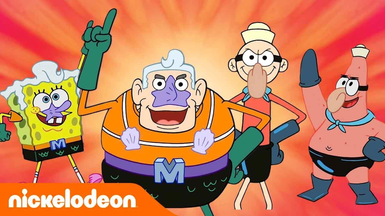 SpongeBob Kanciastoporty | Podwodni bohaterzy! | Nickelodeon Polska