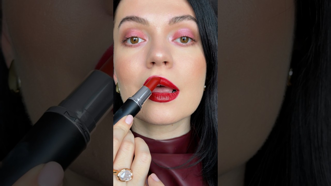 MAC Dubonnet Lipstick | Vintage Hollywood Red Lip Glam | Red Lips | Iconic Red Lipstick