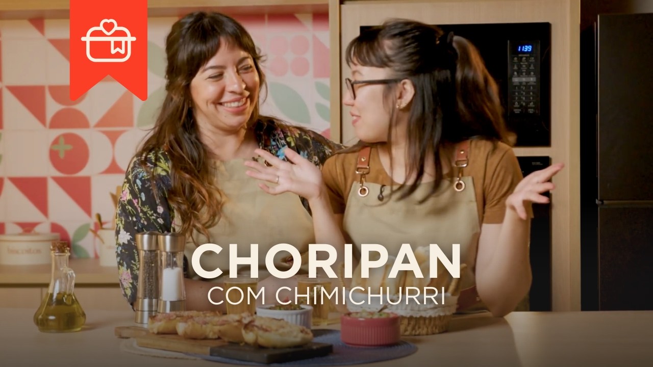 Choripan e chimichurri caseiro com Isa Angioletto