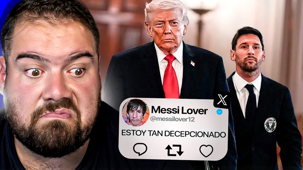 ATACAN A MESSI POR APARECER CON TRUMP 