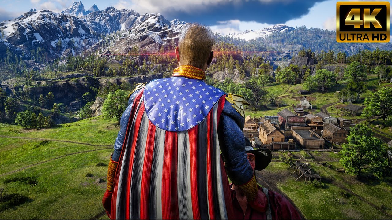 Homelander Mod in Red Dead Redemption 2 Gameplay