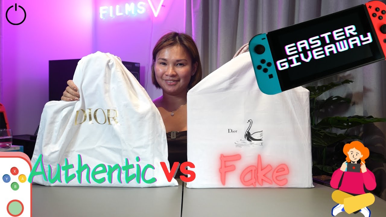 Fake vs Original Dior Book Tote | NINTENDO SWITCH Announcement!