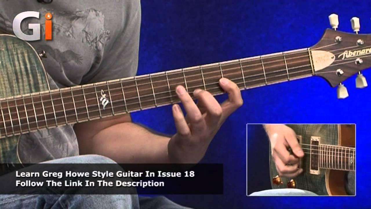 Greg Howe Style Guitar Solo Performance by Tom Quayle - Guitar Interactive Magazine Issue 18