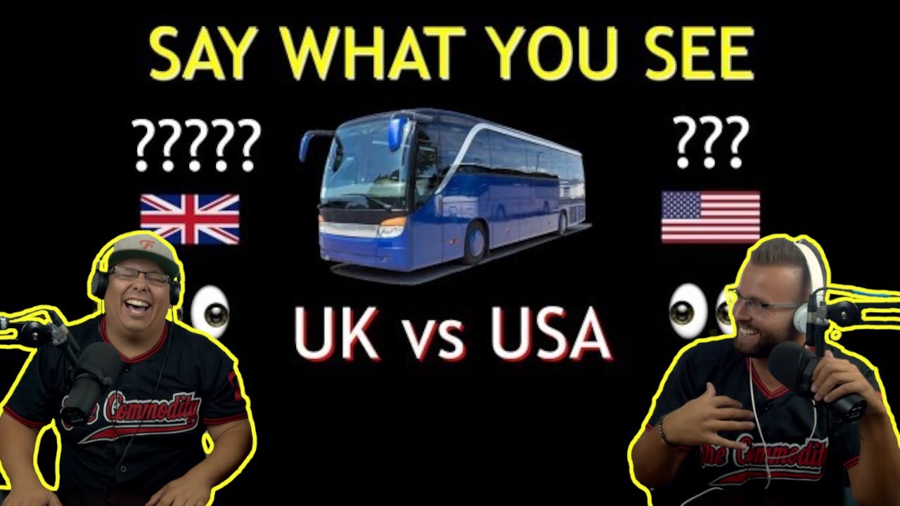 Americans React To America vs British English | 50 DIFFERENCES