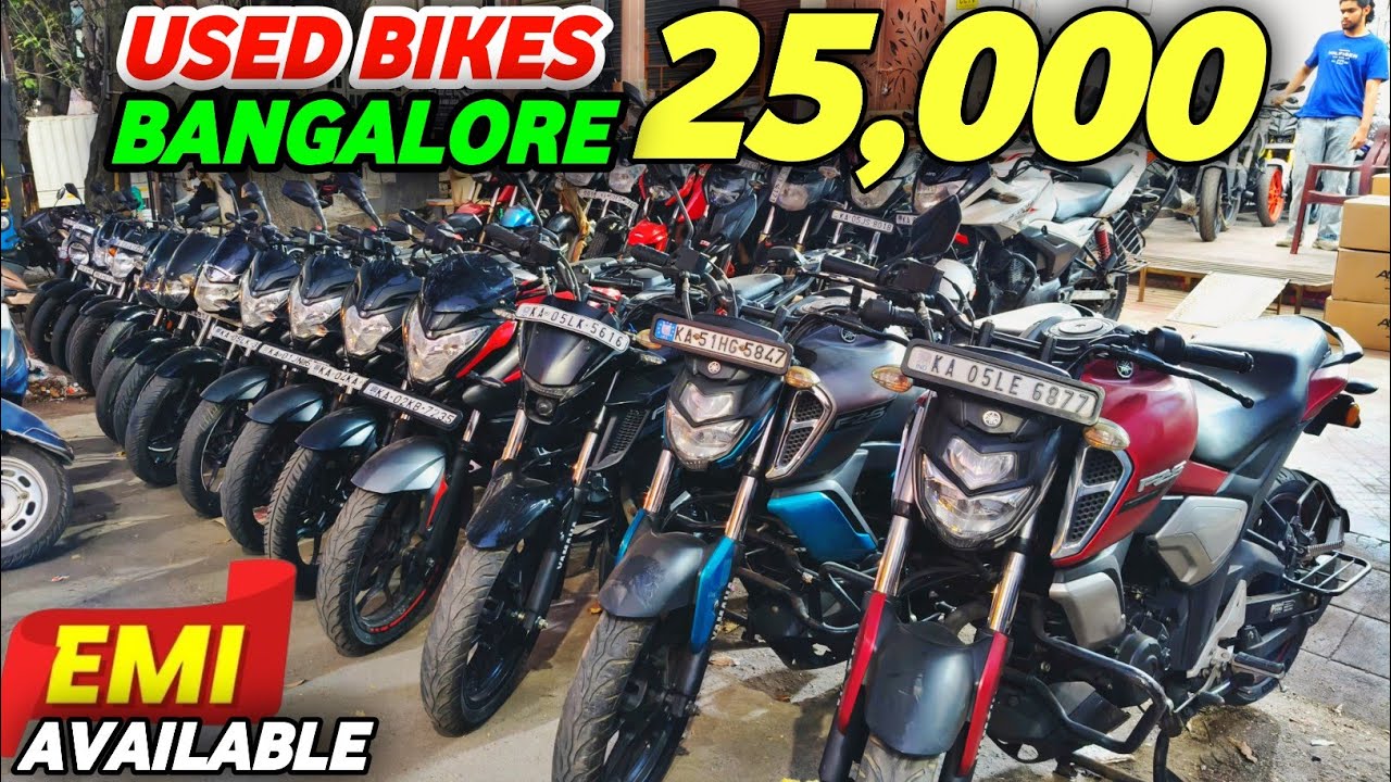 25,000 Incredible Deals 🏍️🔥Used Bikes Bangalore