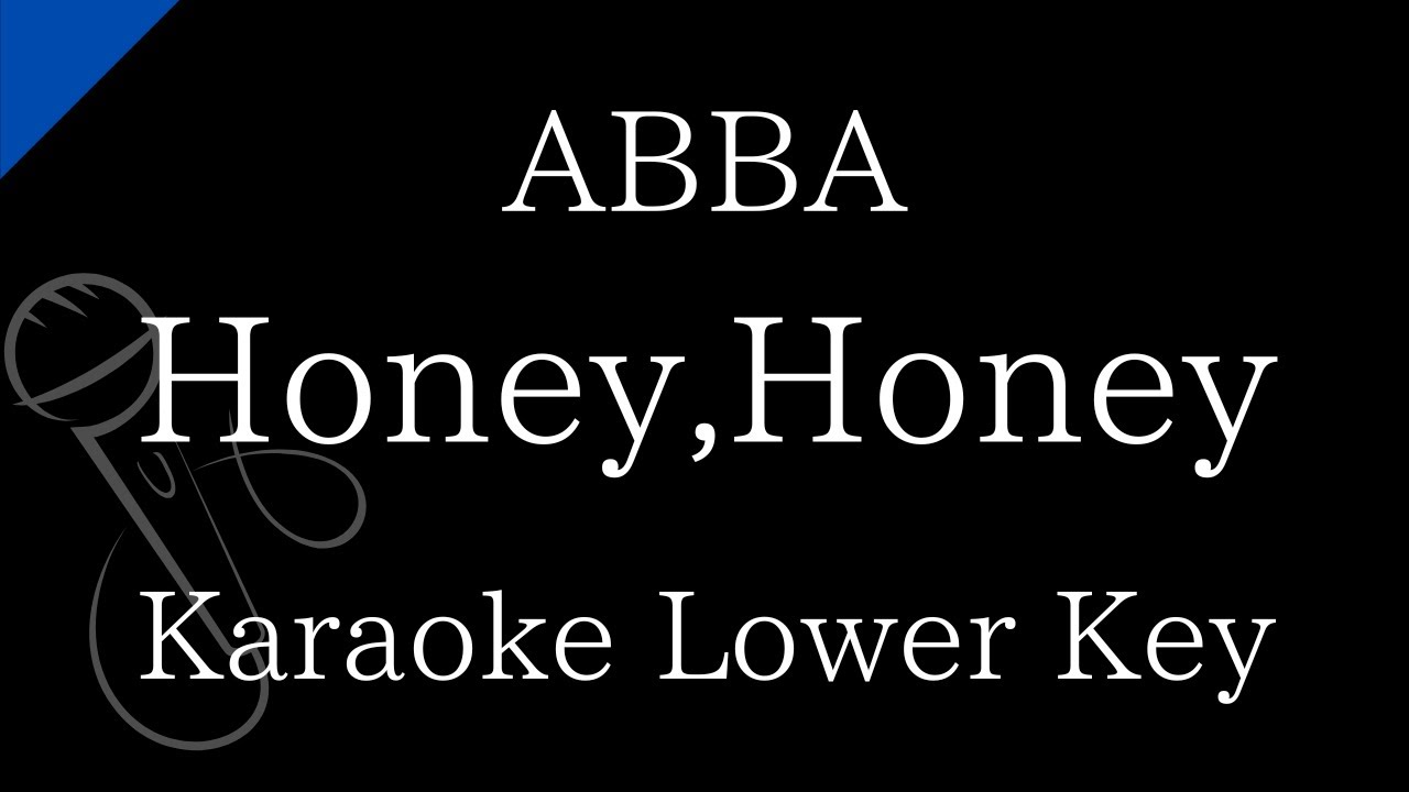 【Karaoke Instrumental】Honey,Honey / ABBA【Lower Key】
