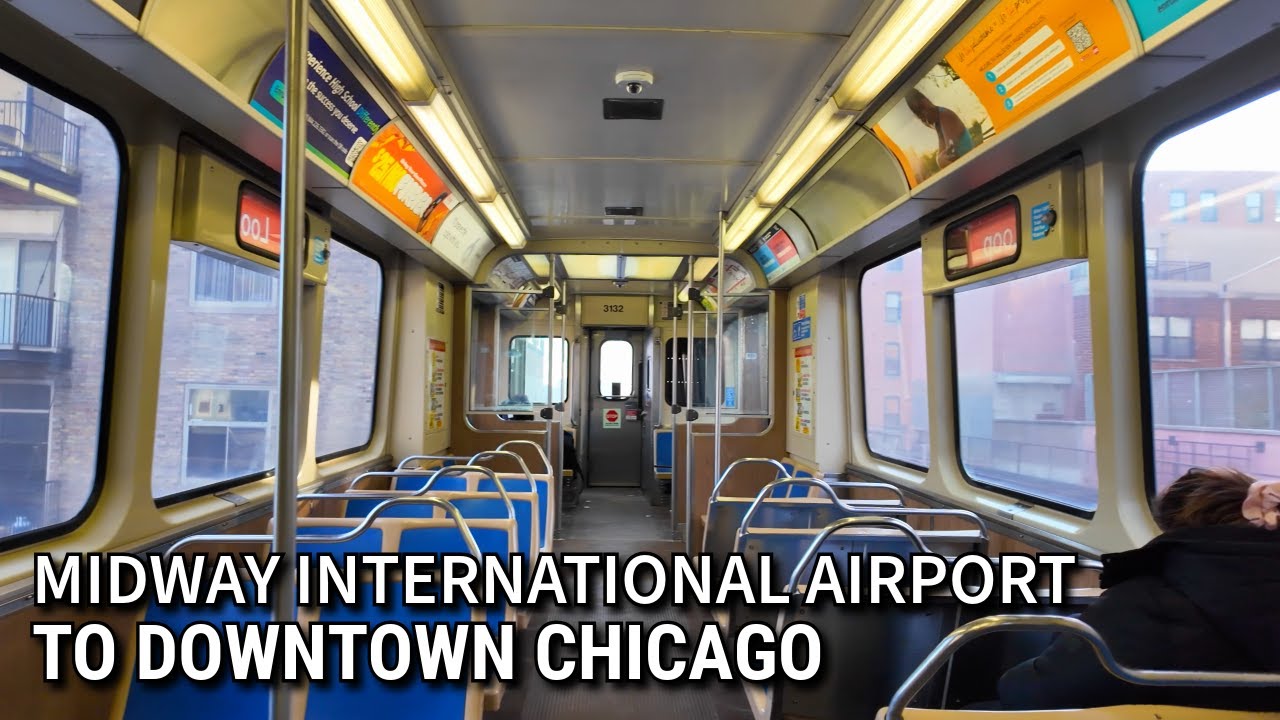 CHICAGO Train Ride From Midway International Airport to Downtown Chicago | January 5, 2026 | 4k