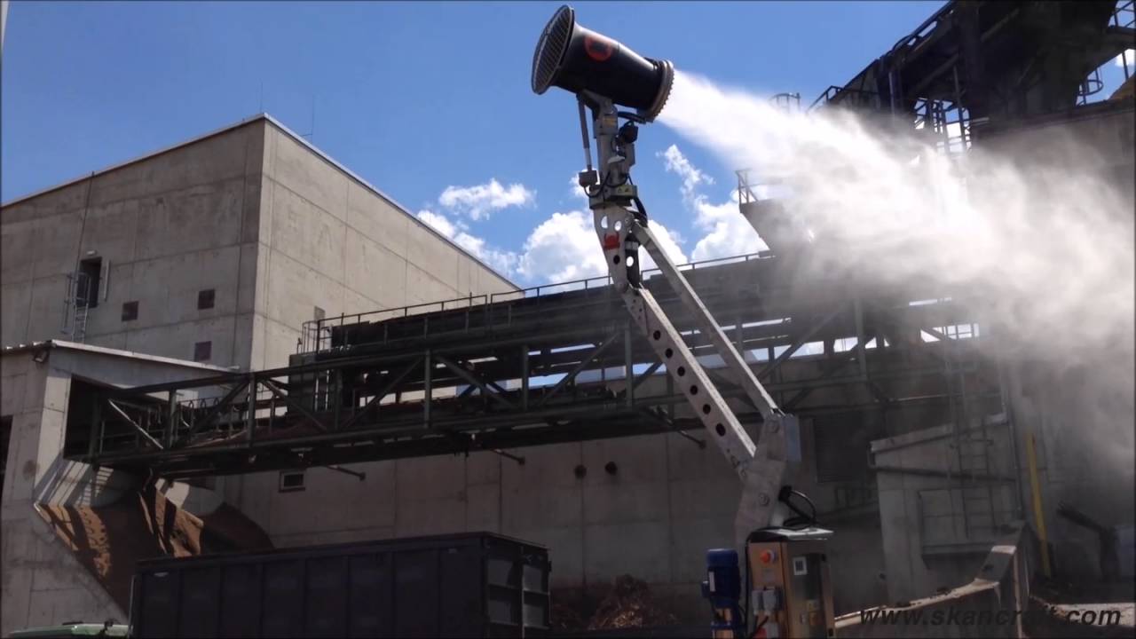 Die Staubbindeanlage Dust35A von SkanCraft im Einsatz