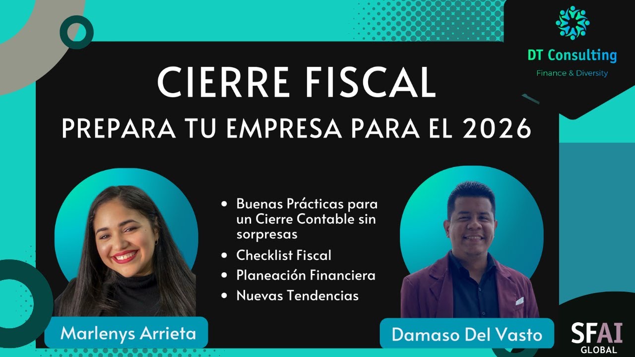 Webinar Cierre Fiscal: Prepara tu empresa para el 2026