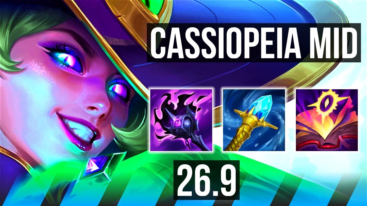 CASSIOPEIA vs MALZAHAR (MID) | Deathfire Touch | KR Master | 26.9