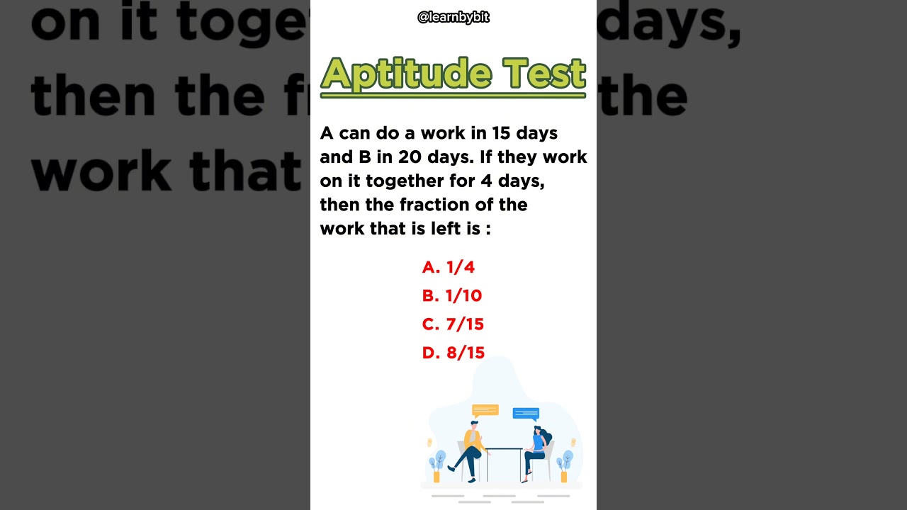 Aptitude Test Job Interview Test #aptitude #interview #aptitudetests #job #governementjobs