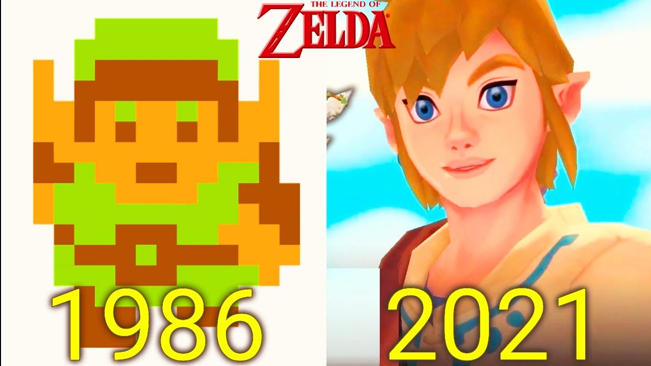Evolution Of Legend Of Zelda 1986~2021