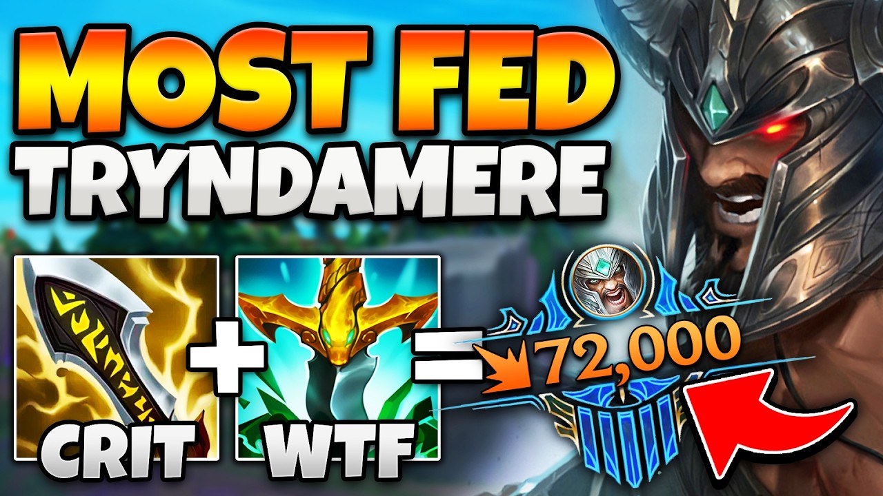 THE MOST FED GAME OF TRYNDAMERE MID! (22 KILLS, MOST DAMAGE BY FAR)