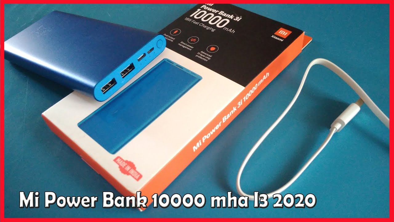Mi Power Bank 10000 mha, Redmi I3 2020 model