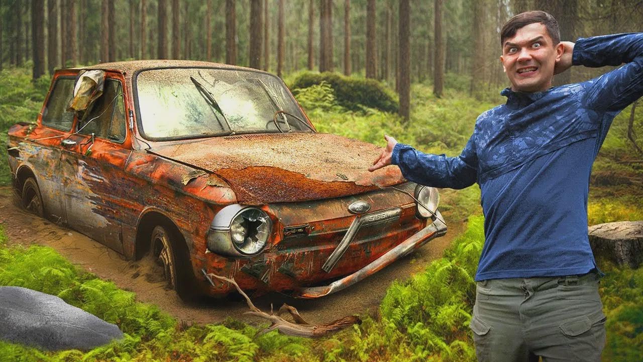 Encontramos um carro abandonado que ficou 15 ANOS parado na mata!
