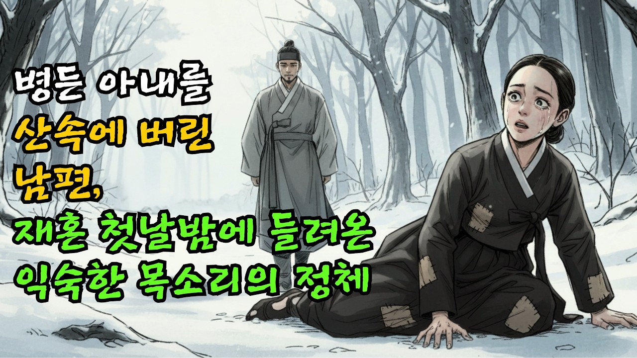 병든 아내를 산속에 버린 남편, 재혼 첫날밤에 들려온 익숙한 목소리의 정체| 야담 | 민담 | 전설 | 옛날이야기